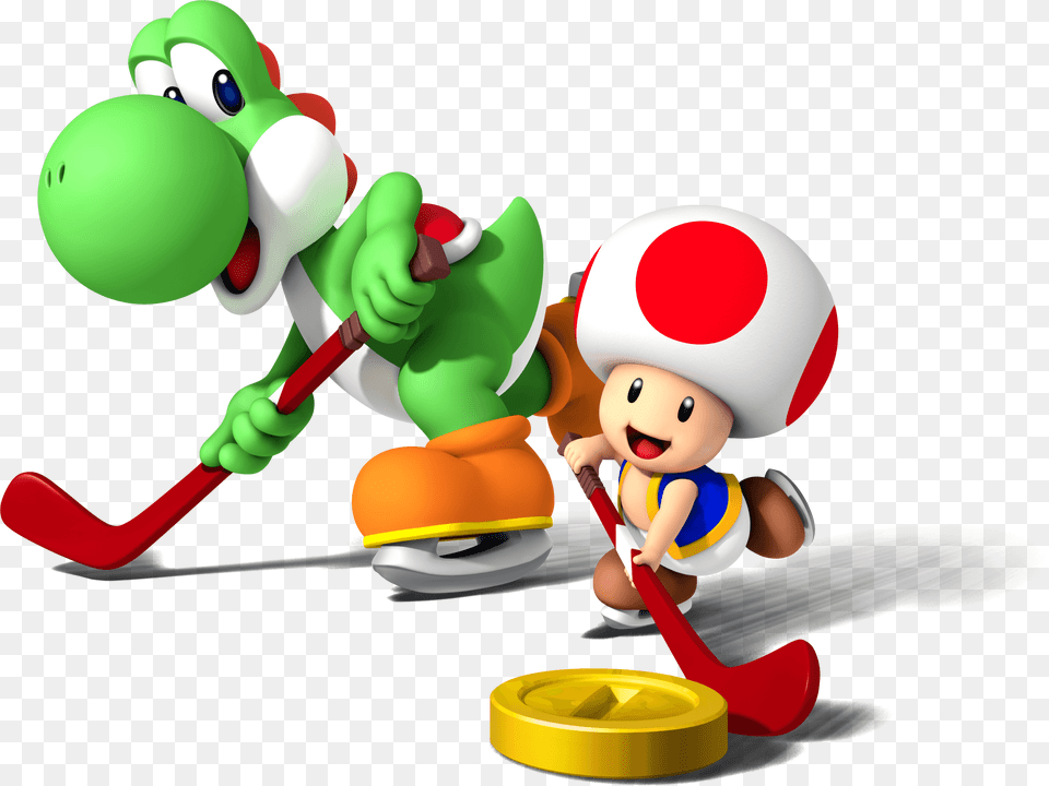 Mario Sports Mix Toad, Tape, Baby, Person Png Image