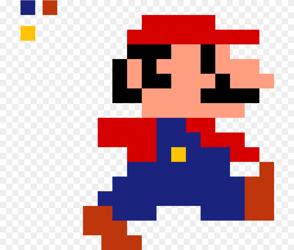 Mario Sprite 2 Incomplete 8 Bit Mario, First Aid Png Image