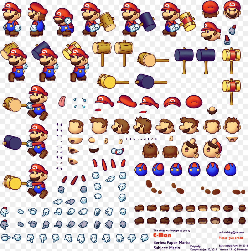 Mario Sprite Sheet Transparent Mario Sprite Sheet, Person, Baby Free Png Download