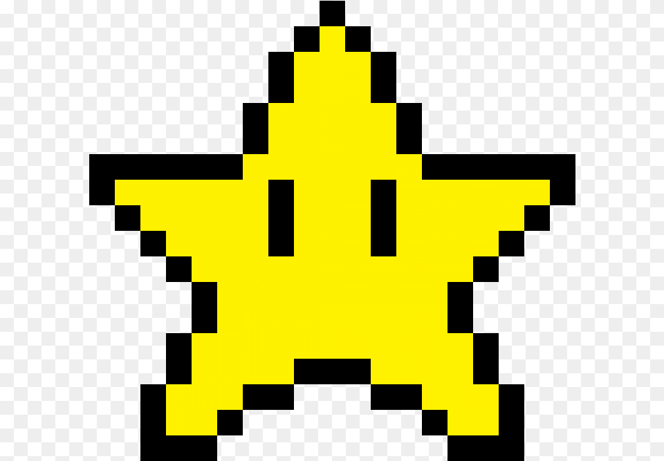 Mario Star Pixel Art, First Aid, Star Symbol, Symbol, Lighting Free Png Download