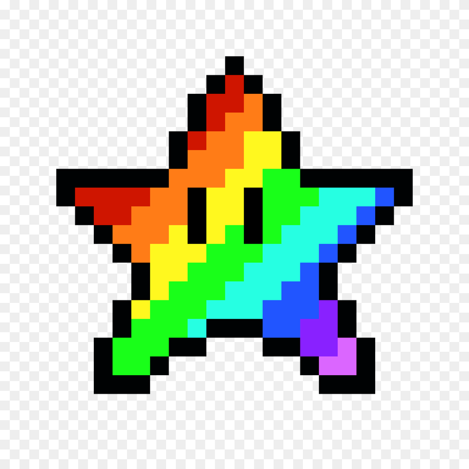 Mario Star Pixel Art Maker Free Transparent Png