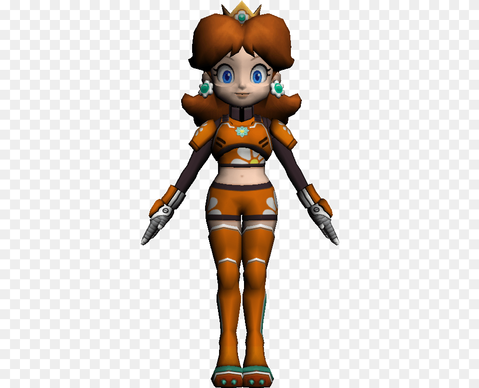 Mario Strikers Charged Football Daisy, Baby, Person, Face, Head Free Transparent Png