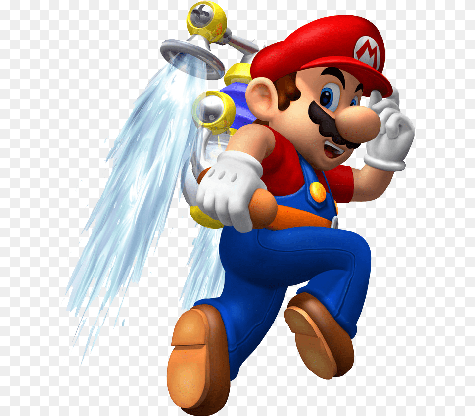 Mario Super Mario Sunshine Mario, Baby, Person, Game, Super Mario Free Png Download