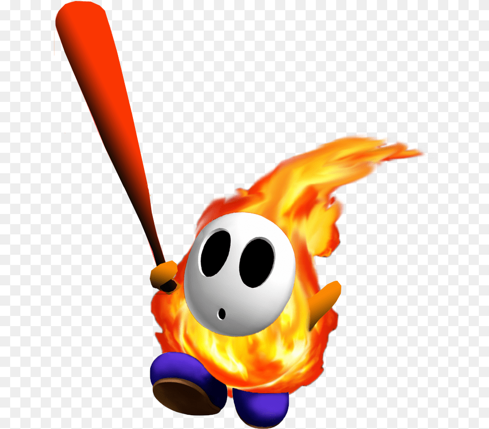 Mario Super Sluggers Shy Guy, People, Person, Baseball, Baseball Bat Png
