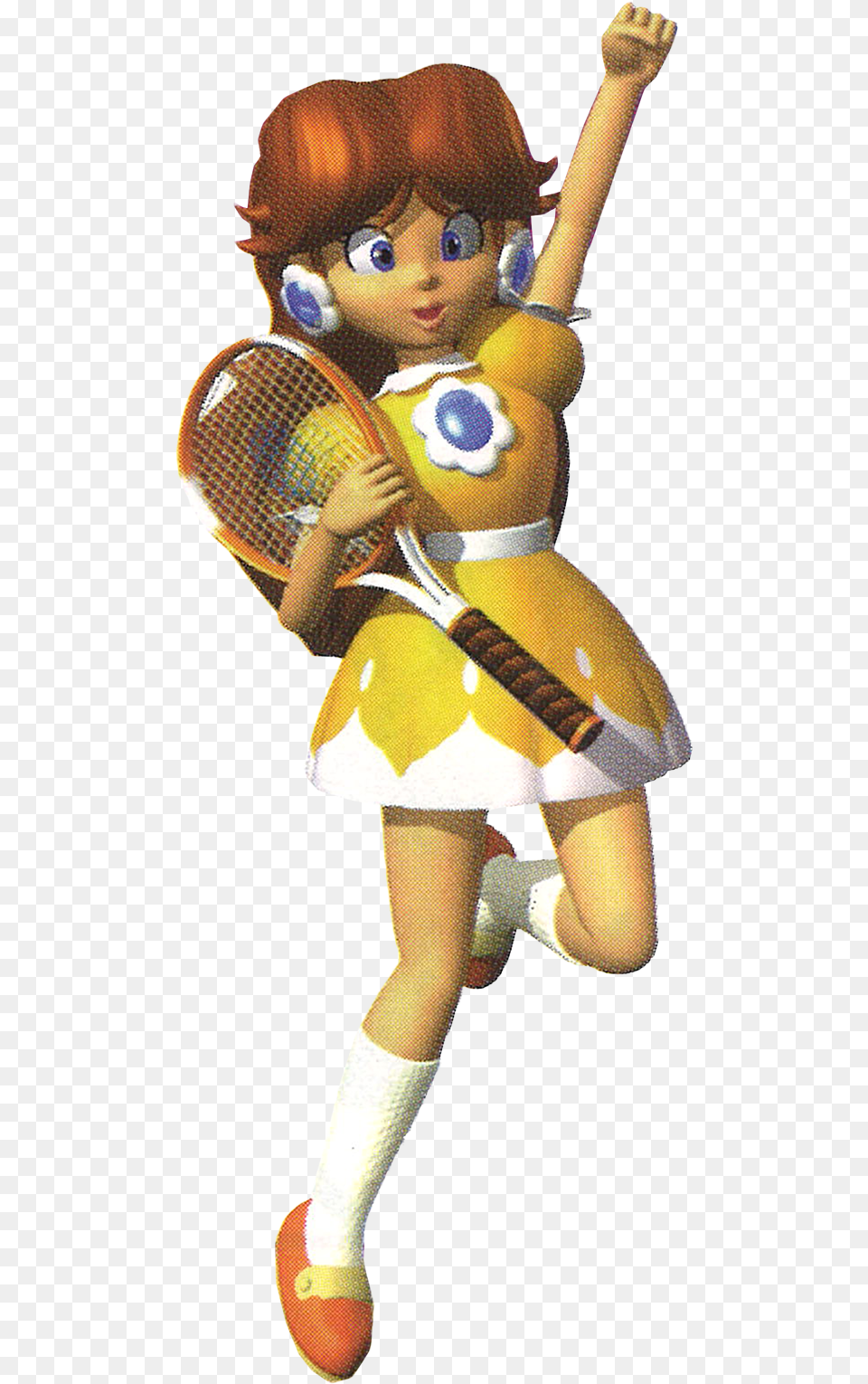 Mario Tennis, Racket, Doll, Toy, Face Free Png Download