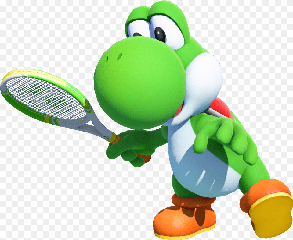 Mario Tennis Aces Download Image Mario Tennis Aces Yoshi, Racket, Toy, Ball, Sport Free Png