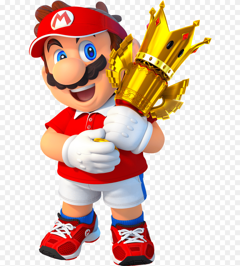 Mario Tennis Aces For Nintendo Switch Level Up Mario Tennis Aces Mario, Clothing, Costume, Person, Glove Free Png Download