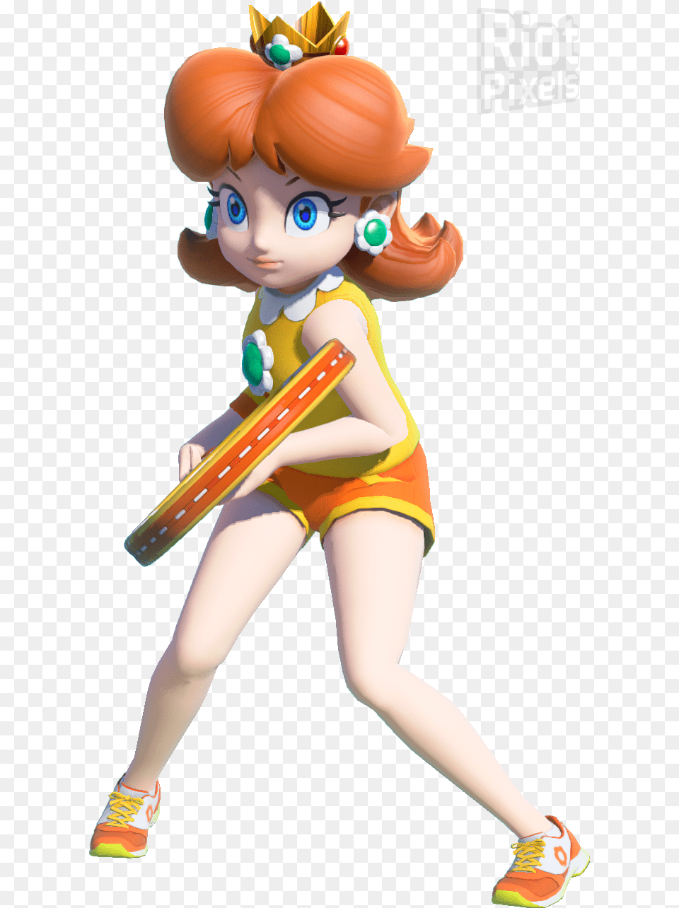 Mario Tennis Aces Game Artworks At Riot Pixels Daisy Mario Tennis Aces, Baby, Person, Book, Publication Free Png