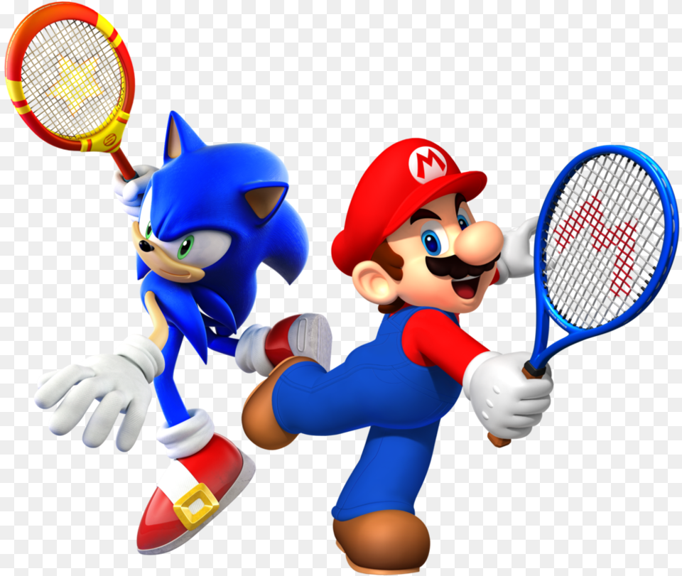 Mario Tennis Aces High Quality Sega Superstars Tennis Sonic, Racket, Baby, Person, Head Png Image