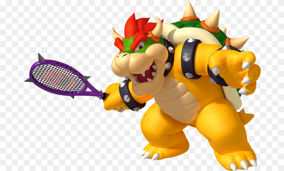 Mario Tennis Aces Image Background Bowser In Clown Car, Tape, Racket, Sport, Tennis Racket Free Transparent Png