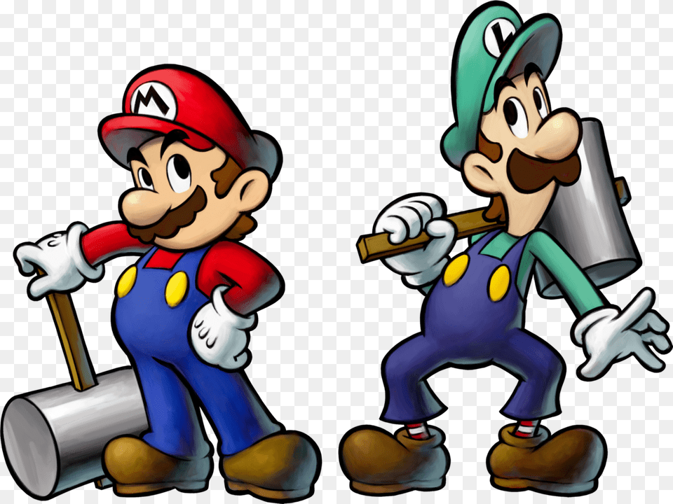 Mario Transparent And Luigi Mario And Luigi Bowser39s Inside Story Mario, Toy, Face, Head, Person Png Image