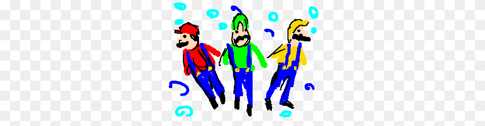 Mario Triplets Tries Out Synchronized Swimming, Baby, Person, Face, Head Free Png