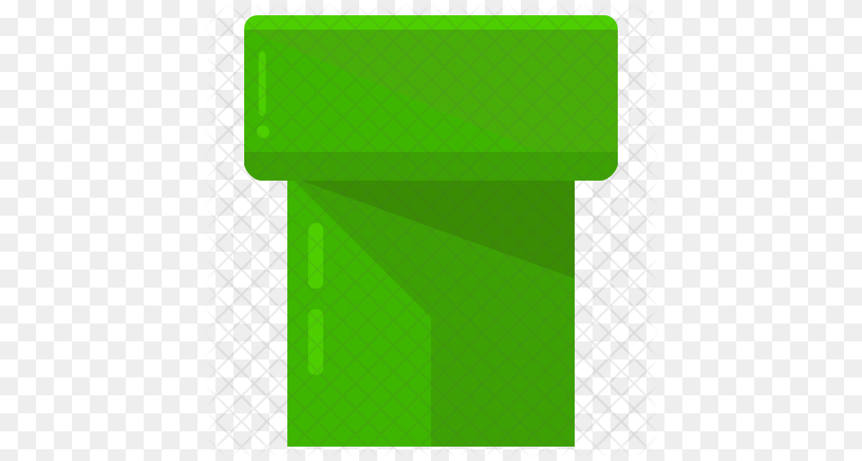 Mario Tunnel Icon Parallel, Green, Mailbox, Symbol, Text Free Png Download