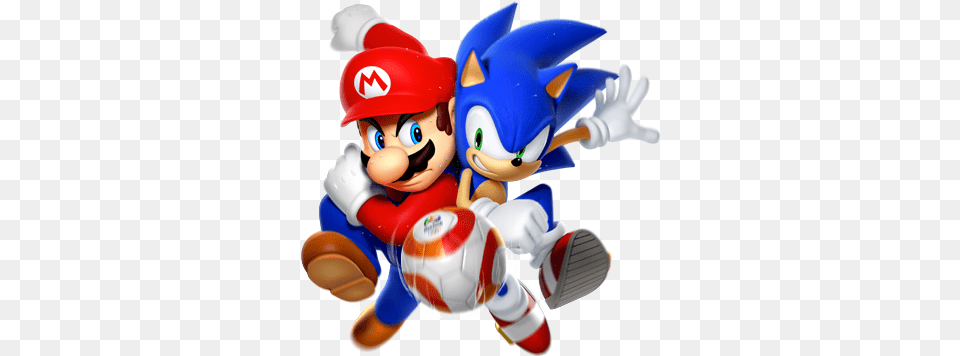 Mario U0026 Sonic Mario And Sonic Soccer, Game, Super Mario, Baby, Person Free Transparent Png