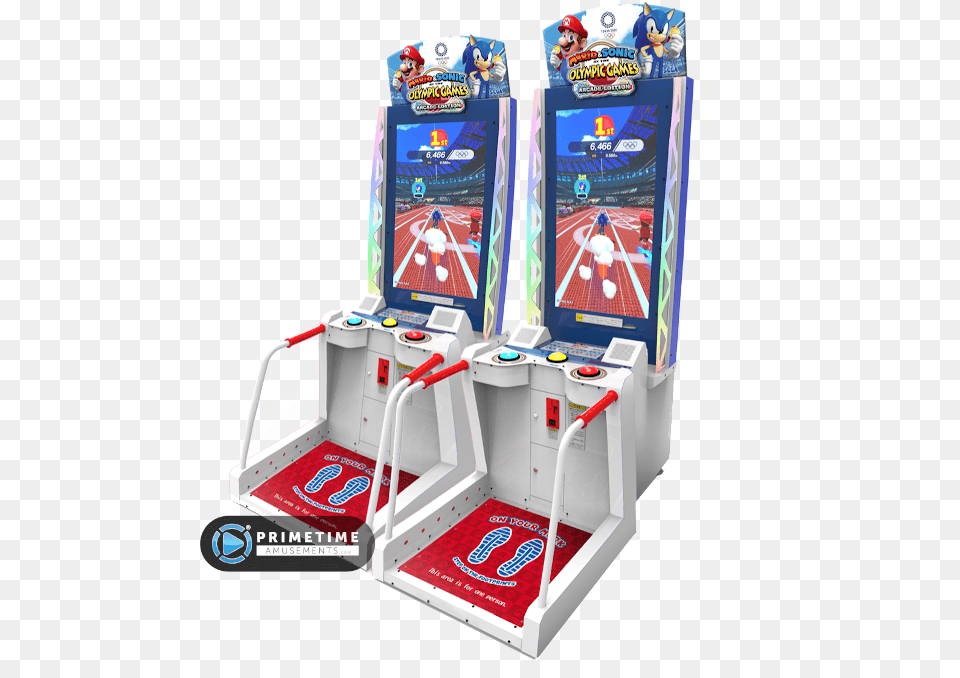 Mario U0026 Sonic Mario Sonic At The Olympic Games Tokyo 2020 Arcade, Arcade Game Machine, Game, Person Png