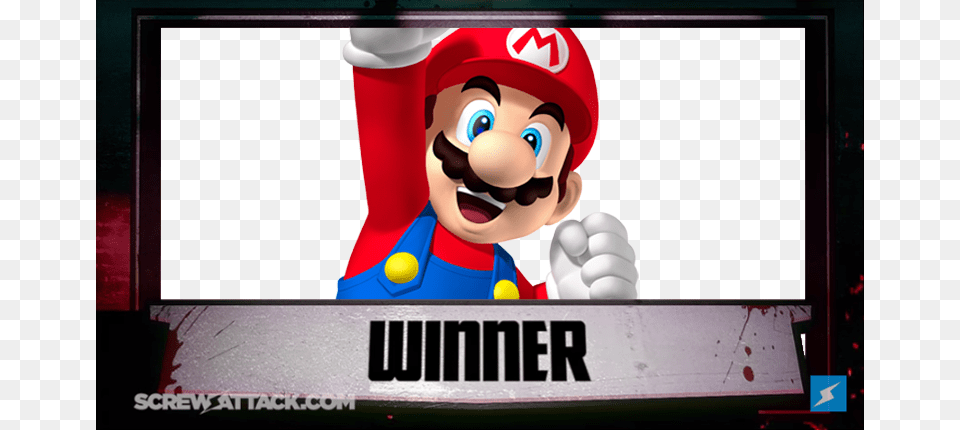 Mario Win By Water Frez D9fcdj2 Death Battle Mario Wins, Game, Super Mario, Face, Person Free Png