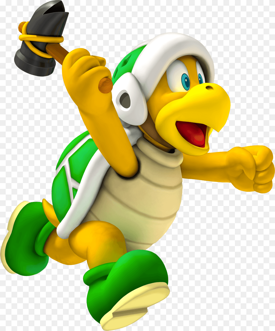 Mario With Hands Raised Jammer Bro Throwing Hammer Super Mario Hammer Bro, Nature, Outdoors, Snow, Snowman Free Transparent Png