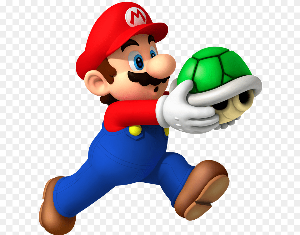 Mario With Shell, Game, Super Mario, Baby, Person Free Png