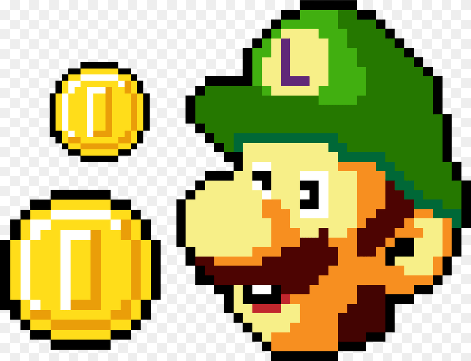 Mario World Fanu0027s Coin Pixel Happy Face, Game, Super Mario Free Transparent Png