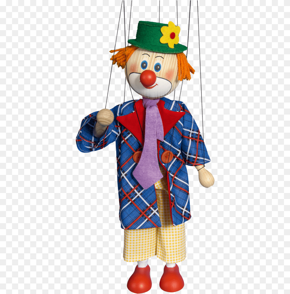 Marionetka Kloun Marionette Clown Clown Puppets, Baby, Person, Toy, Face Free Transparent Png