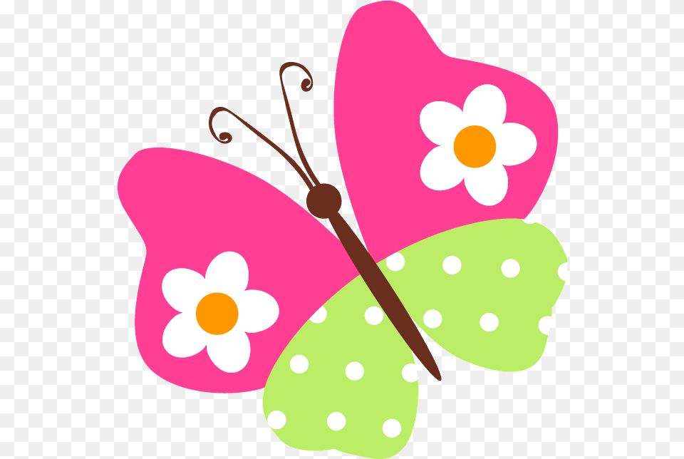 Mariposa Floreada Fieltro Butterfly Clip Art And Baby, Pattern, Applique, Flower, Plant Png Image