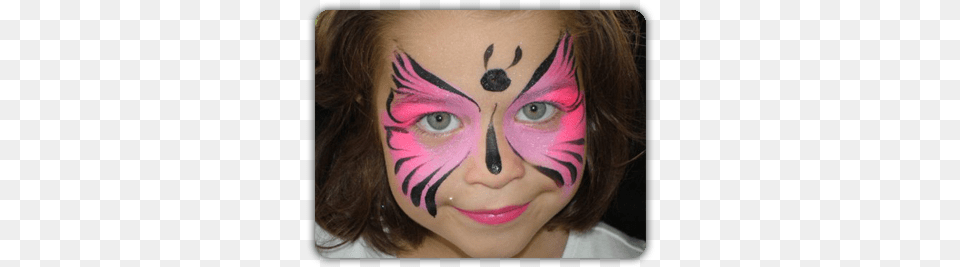 Mariposa Pintada En La Cara, Photography, Face, Head, Person Free Png Download