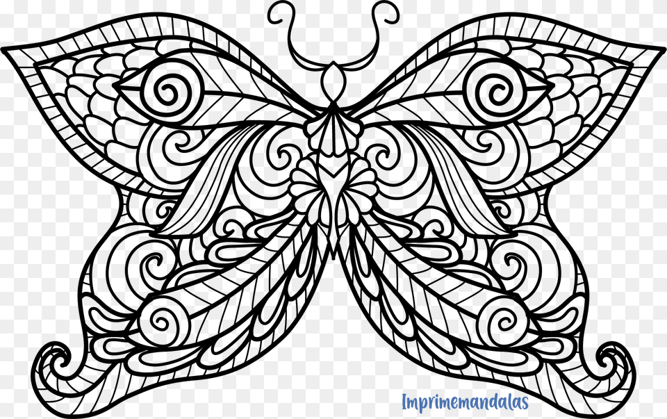 Mariposas Mandalas Para Colorear, Pattern, Art, Floral Design, Graphics Png Image