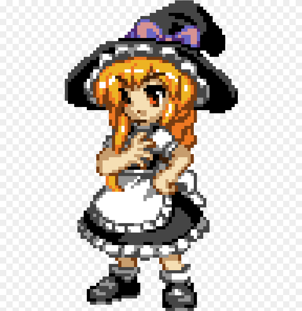 Marisa Pixel Art Minecraft, Person, People, Book, Publication Free Transparent Png