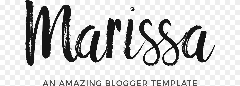 Marissa Calligraphy, Text Png