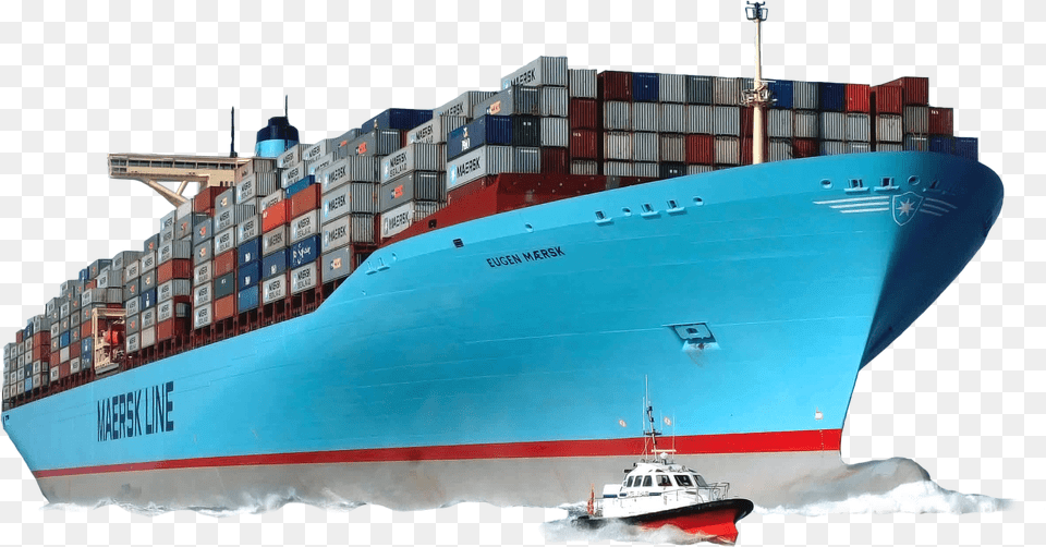 Maritime Transportation Maersk Vessels, Boat, Cargo, Vehicle, Person Free Png