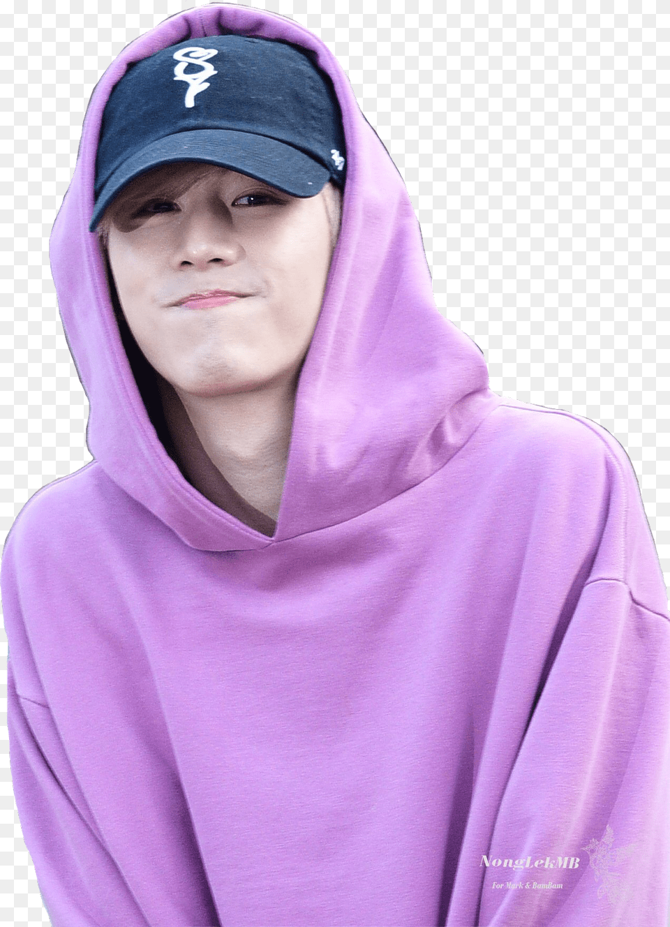 Mark Got7mark Kpop Stickers Freetoedit Got7 Mark, Hood, Clothing, Sweater, Knitwear Free Transparent Png