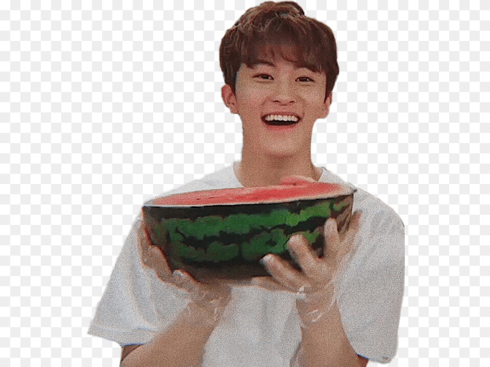 Mark Lee Cliparts Clip Download Mark Marklee Leemark Mark Lee Nct And Watermelon, Food, Fruit, Produce, Plant Free Png
