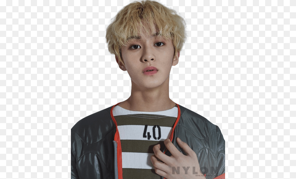 Mark Nct And Nct 127 Mark Nct Nct, Blonde, Clothing, Coat, Hair Png Image