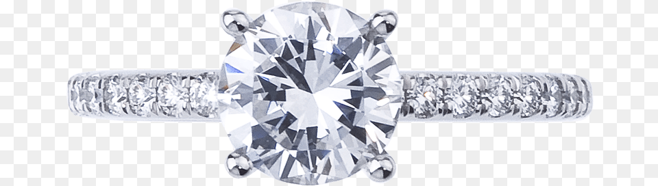 Mark Patterson Platinum Royal Pave Semi Mount Diamond, Accessories, Gemstone, Jewelry, Ring Free Png Download