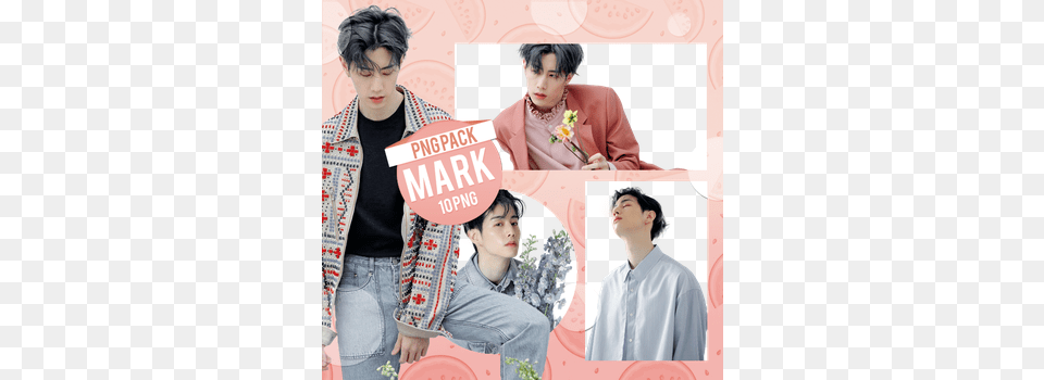 Mark Tuan Signature, Art, Collage, Adult, Person Png