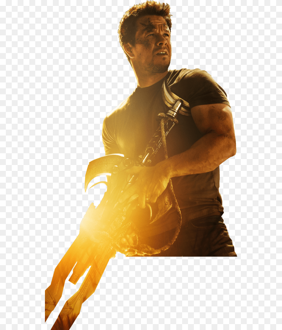 Mark Wahlberg Hd Mark Wahlberg In Transformers Age Of Extinction, Adult, Person, Man, Concert Free Png Download