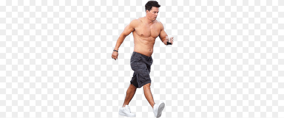 Mark Wahlberg Transparent, Clothing, Shorts, Adult, Male Png Image
