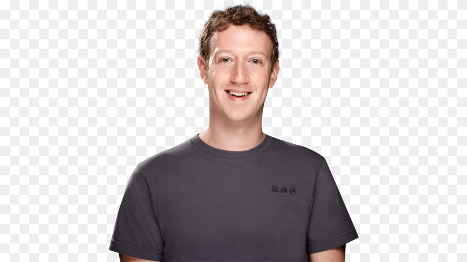Mark Zuckerberg, T-shirt, Person, Neck, Portrait Png