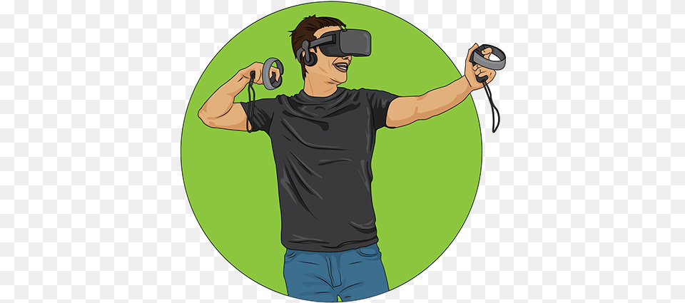 Mark Zuckerberg Oculus Playing Games, Clothing, Photography, T-shirt, Adult Free Transparent Png