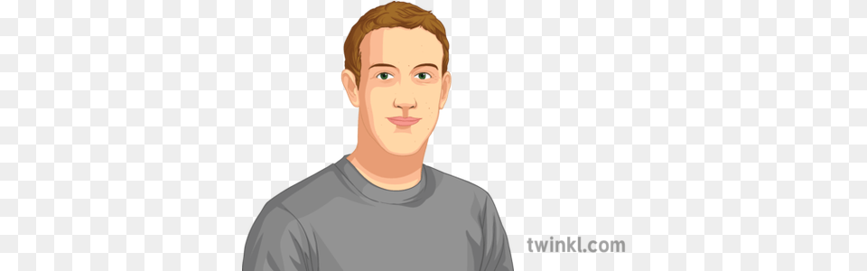 Mark Zuckerberg Portrait Facebook Crew Neck, Adult, Photography, Person, Man Png Image