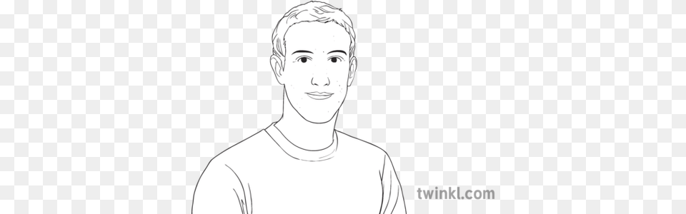 Mark Zuckerberg Portrait Facebook Sketch, Art, Drawing, Adult, Person Png