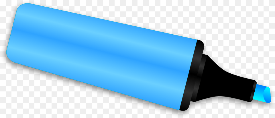 Marker Office Pen Tool Blue Highligjter Vector, Cylinder Png Image