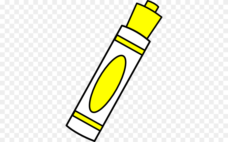 Marker Yellow Clip Art, Crayon, Dynamite, Weapon Free Transparent Png