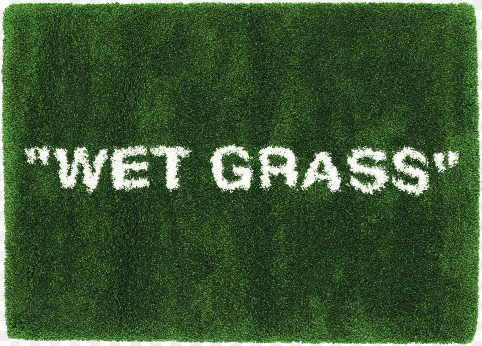 Markerad Wet Grass Label, Plant, Mat, Doormat Png Image