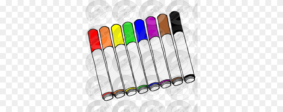 Markers Clipart, Paint Container, Dynamite, Weapon Free Transparent Png
