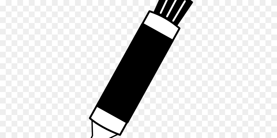 Markers Clipart Black And White Crafts And Arts, Cutlery, Fork, Lighting, Adapter Png