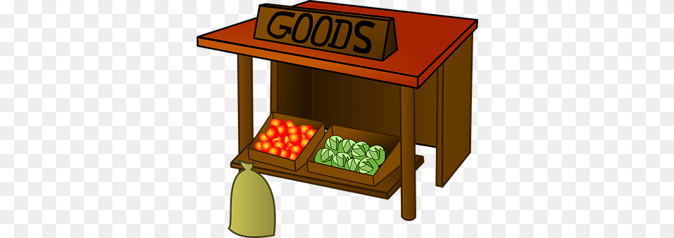 Market Furniture, Table, Mailbox, Food Free Png Download