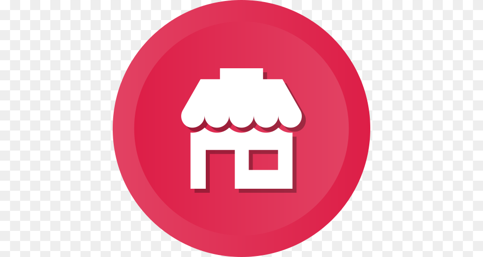 Market Open Shopping Commerce Shop Store Icon Of Ios, Logo, First Aid, Symbol, Sign Free Png