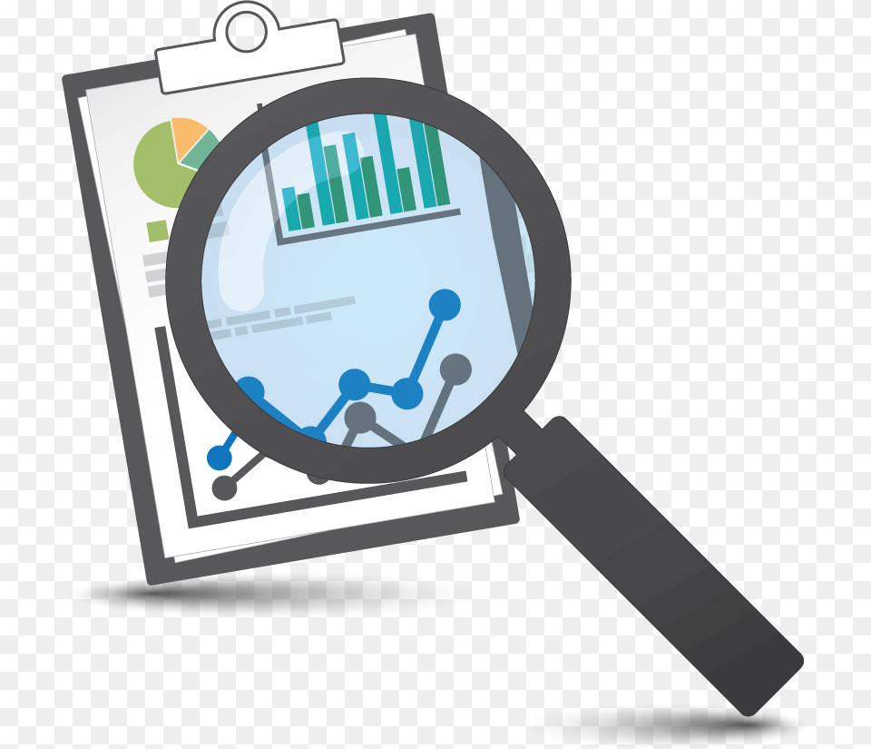 Market Research Analysis Expert Marketing Media, Magnifying Free Transparent Png