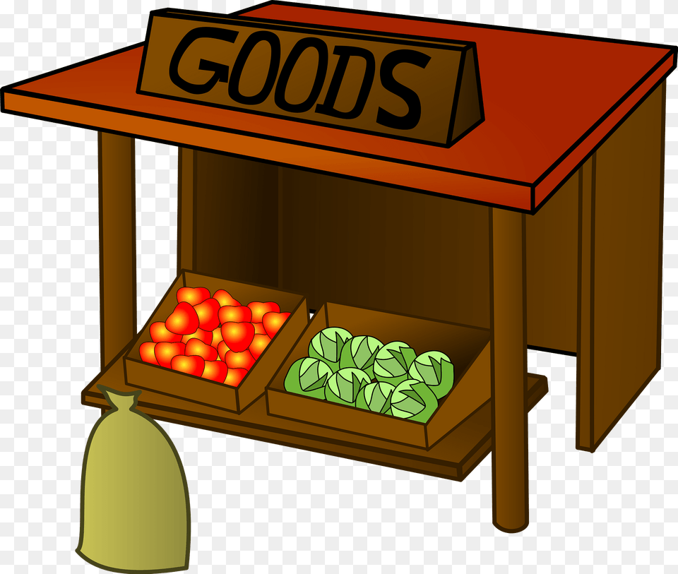 Market Stand Clipart, Food, Fruit, Plant, Produce Png